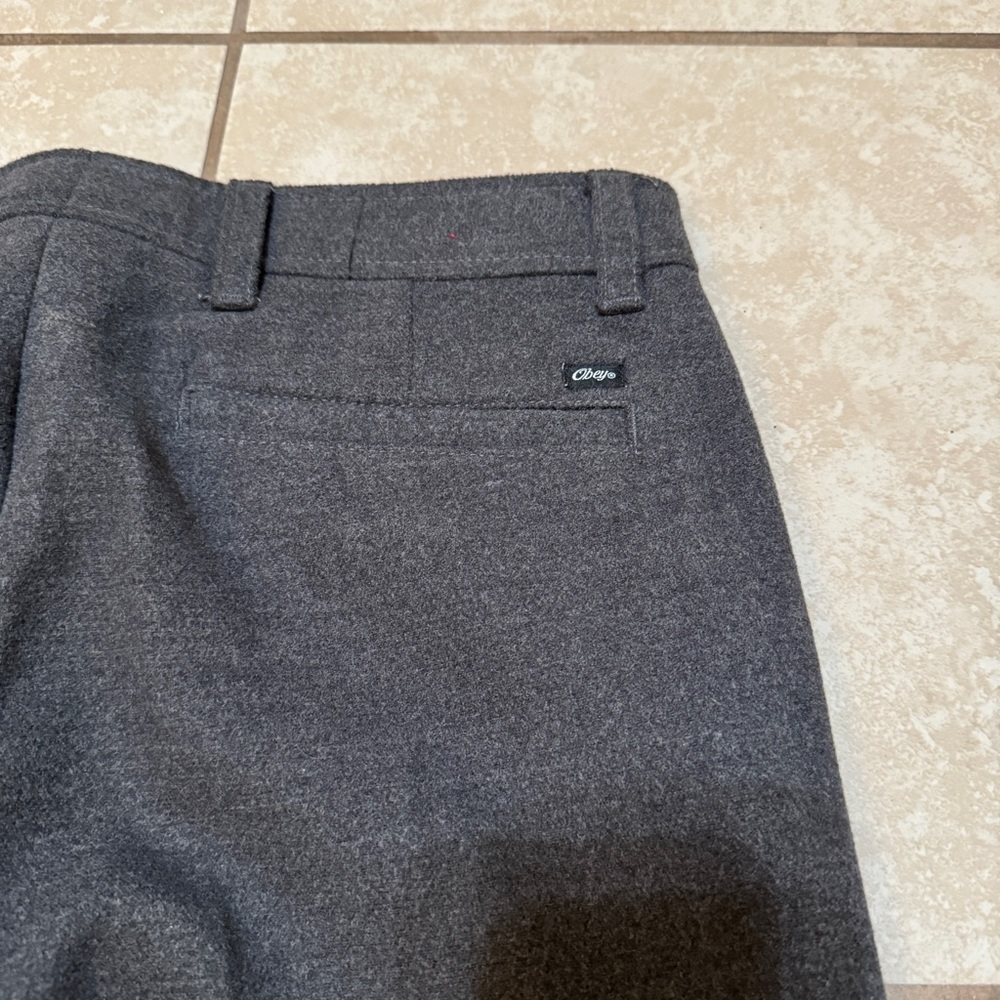 Obey Dark Gray Men's Straggler Flooded Pants - Picture 6 of 7